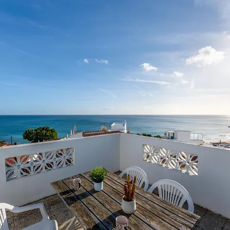 Comfy Flat W/ Rooftop Beach View By Lovelystay Burgau Exterior photo